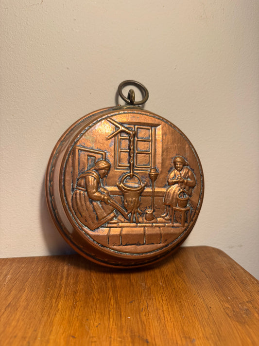 Copper Mold | Copper Pan Wall Decor | Vintage Retro |