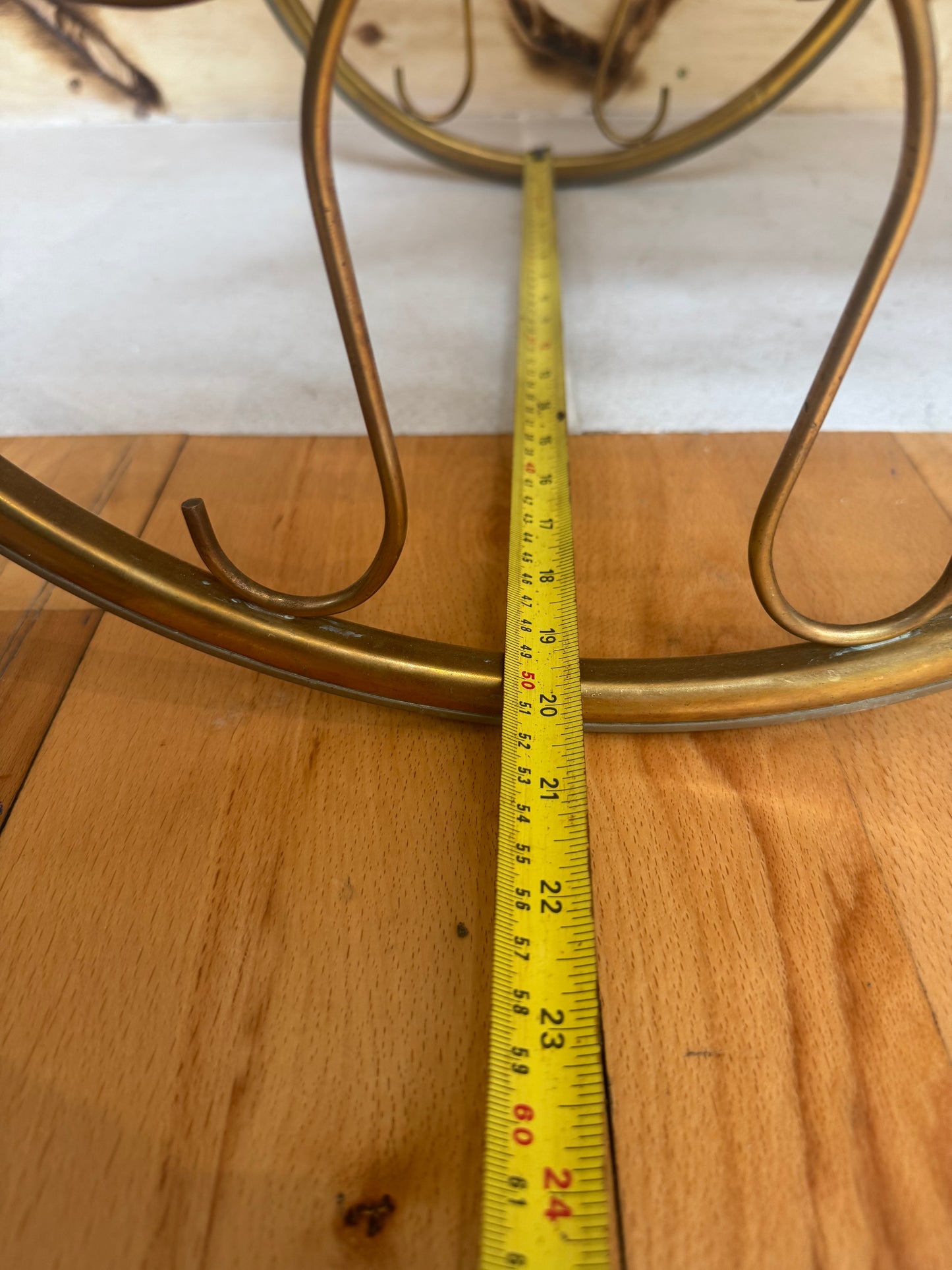 Josef Franc Brass Bar Trolley | Vintage Antique Homeware Decor |