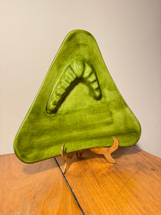 Studio Pottery Decorative Platter Plate | 60s |