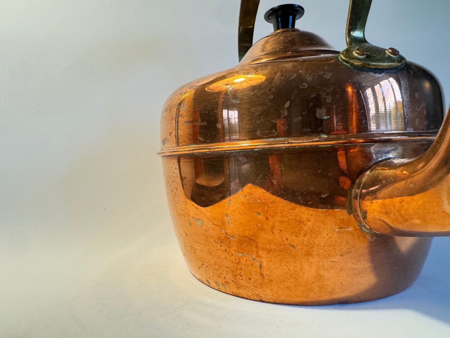 Antique Copper Kettle Teapot | Vintage Retro |