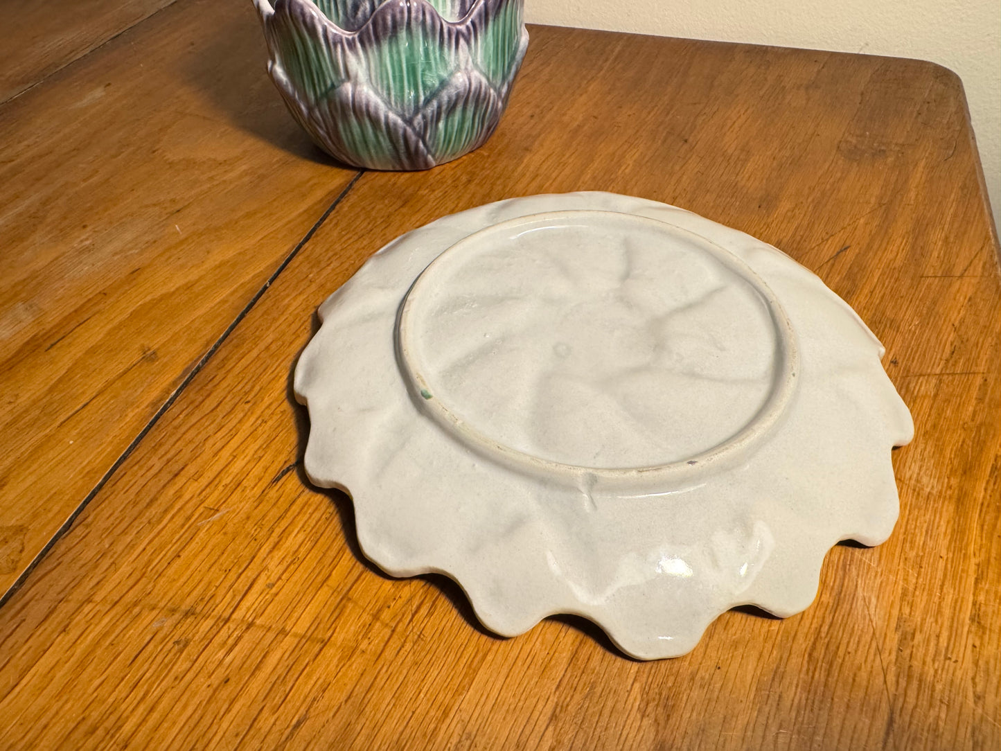 Artichoke Ceramic Pot in Slip | Artichaut en Barbotine | Made in Portugal | 860 | Vintage Retro | Quirky Unique |