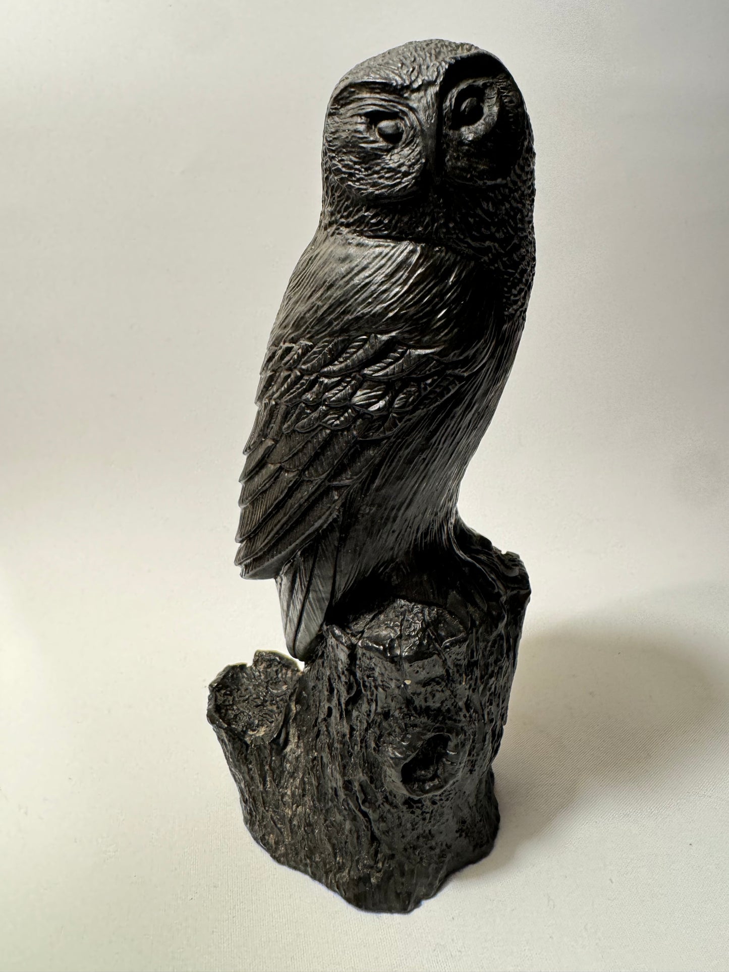 Welsh Handcrafter Slate Owl Ornament | Vintage Retro | Decor Homeware |