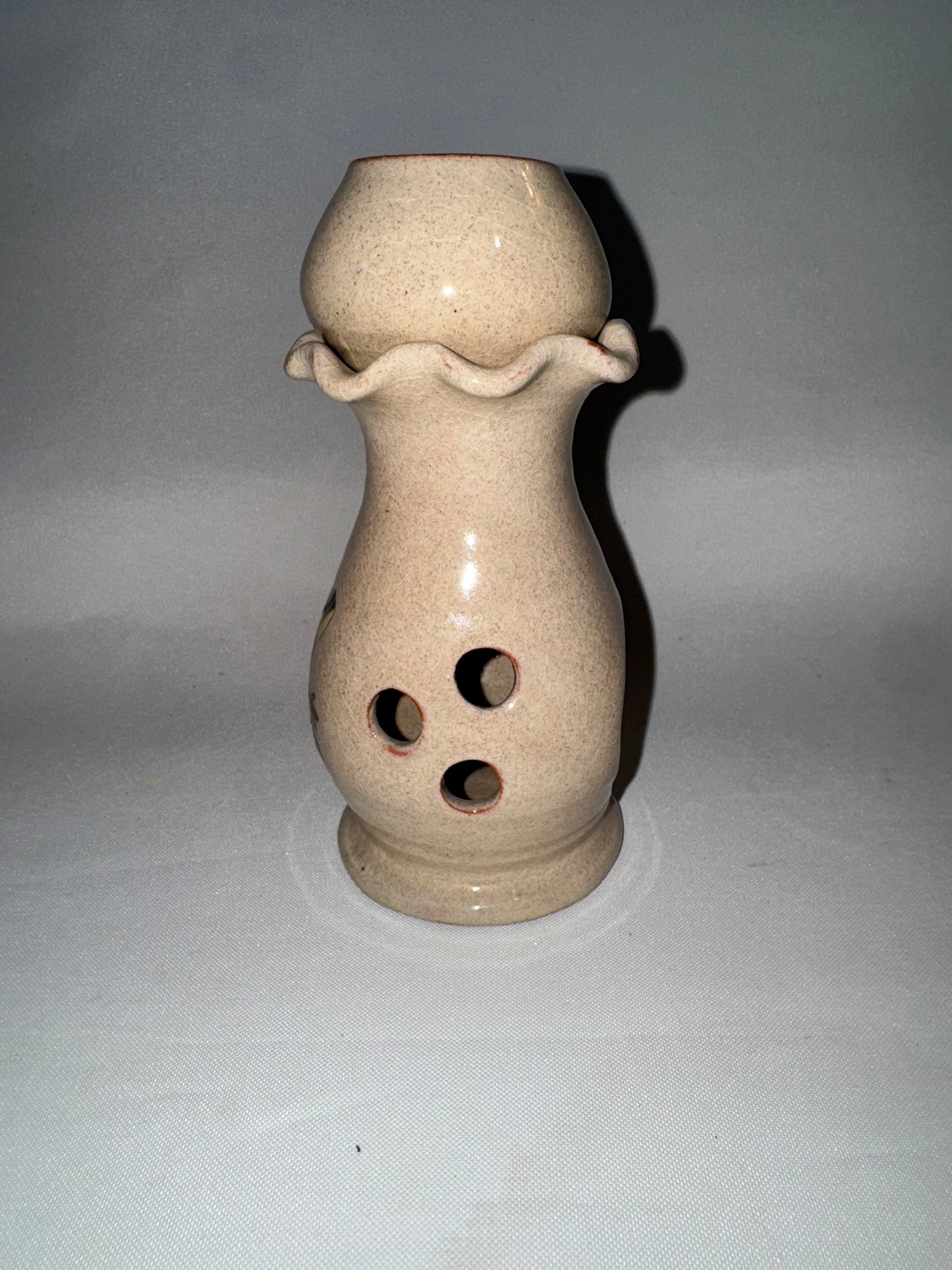 Vintage Frog Ceramic Oil Burner – Handpainted | Aromatherapy | Wax Melt Burner | Retro Quirky |