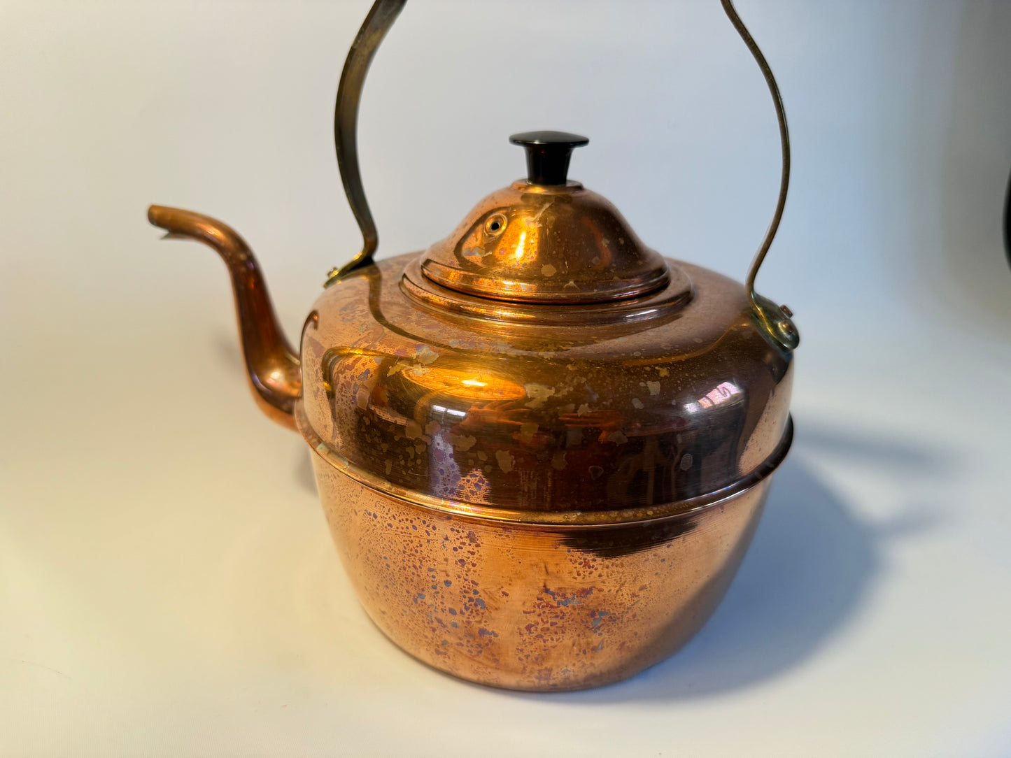 Antique Copper Kettle Teapot | Vintage Retro |