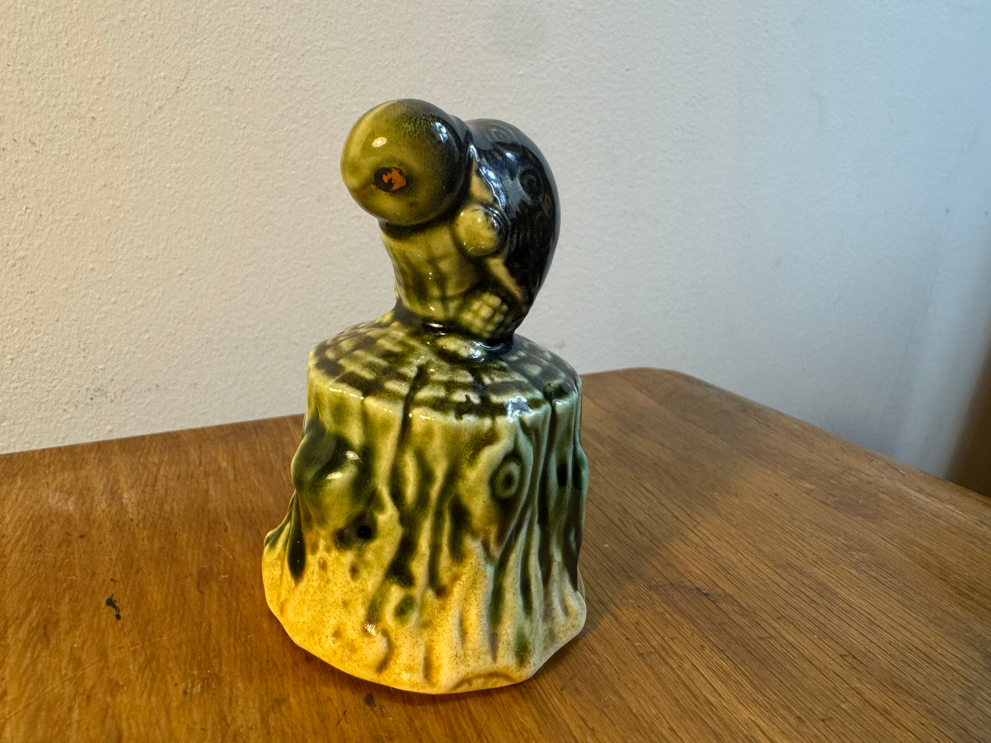 Simco Artware Small Tortoise Bell | Vintage Retro | Unique Quirky Kitsch Decor |