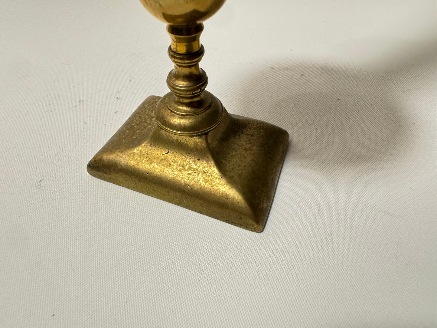 Brass Ornate Candlestick Holder | Vintage Antique |