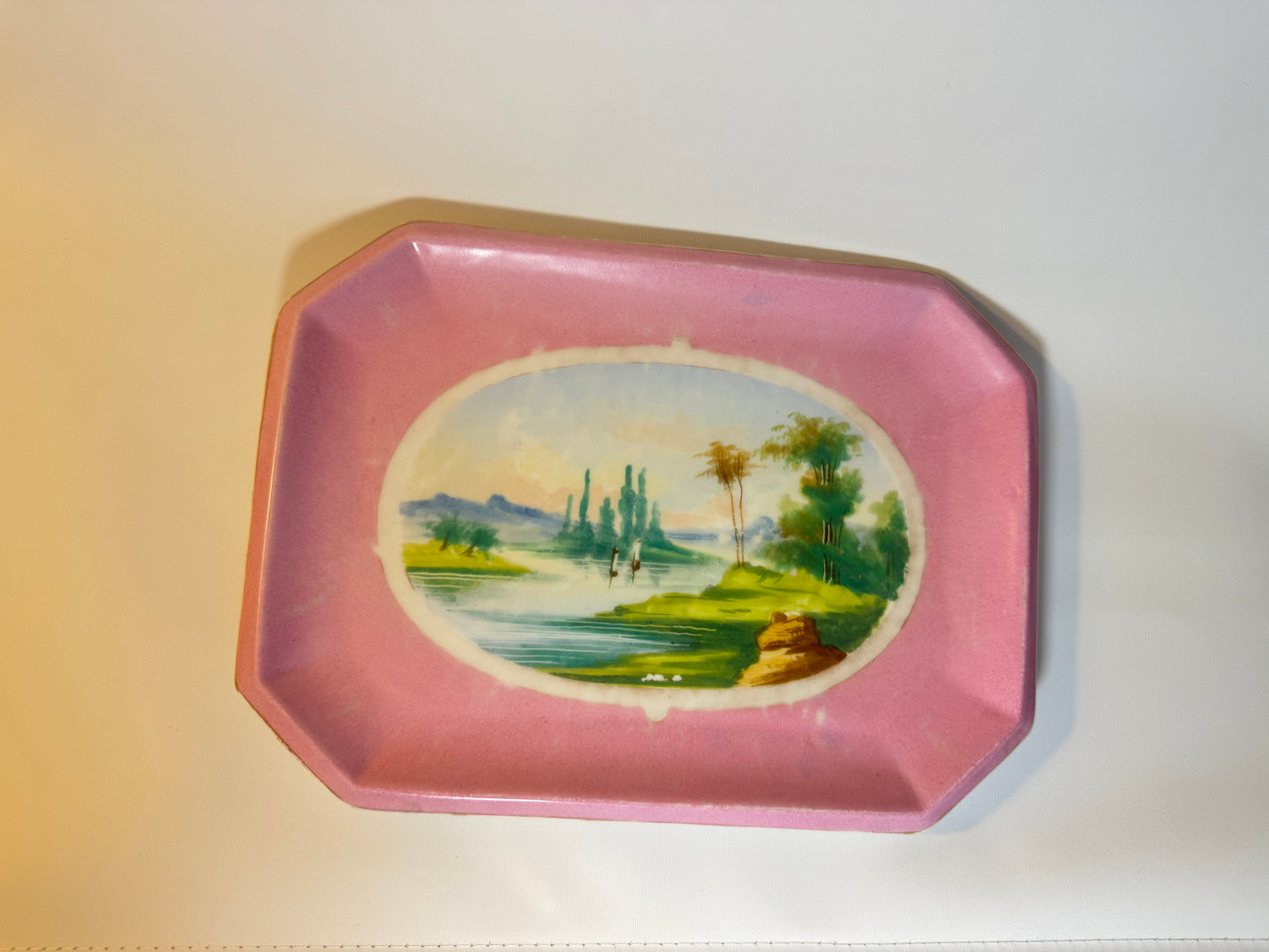 Pink Vintage Ceramic 7 Piece Vanity Set | Dressing Table | Retro Unique |