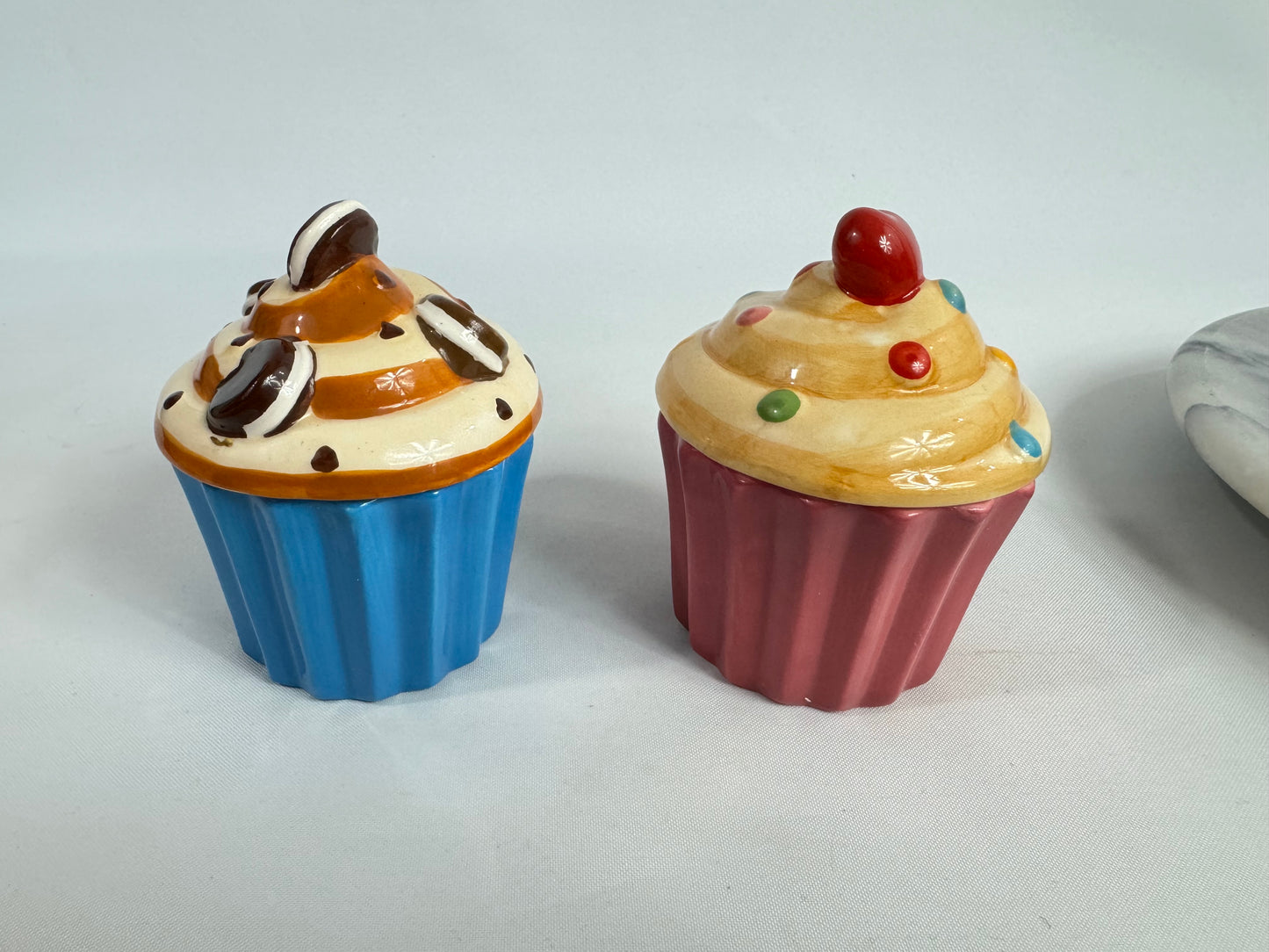 Cupcake Tealight Candle Holders | Set of 2 | Vintage Retro | Cute Kitsch Quirky |
