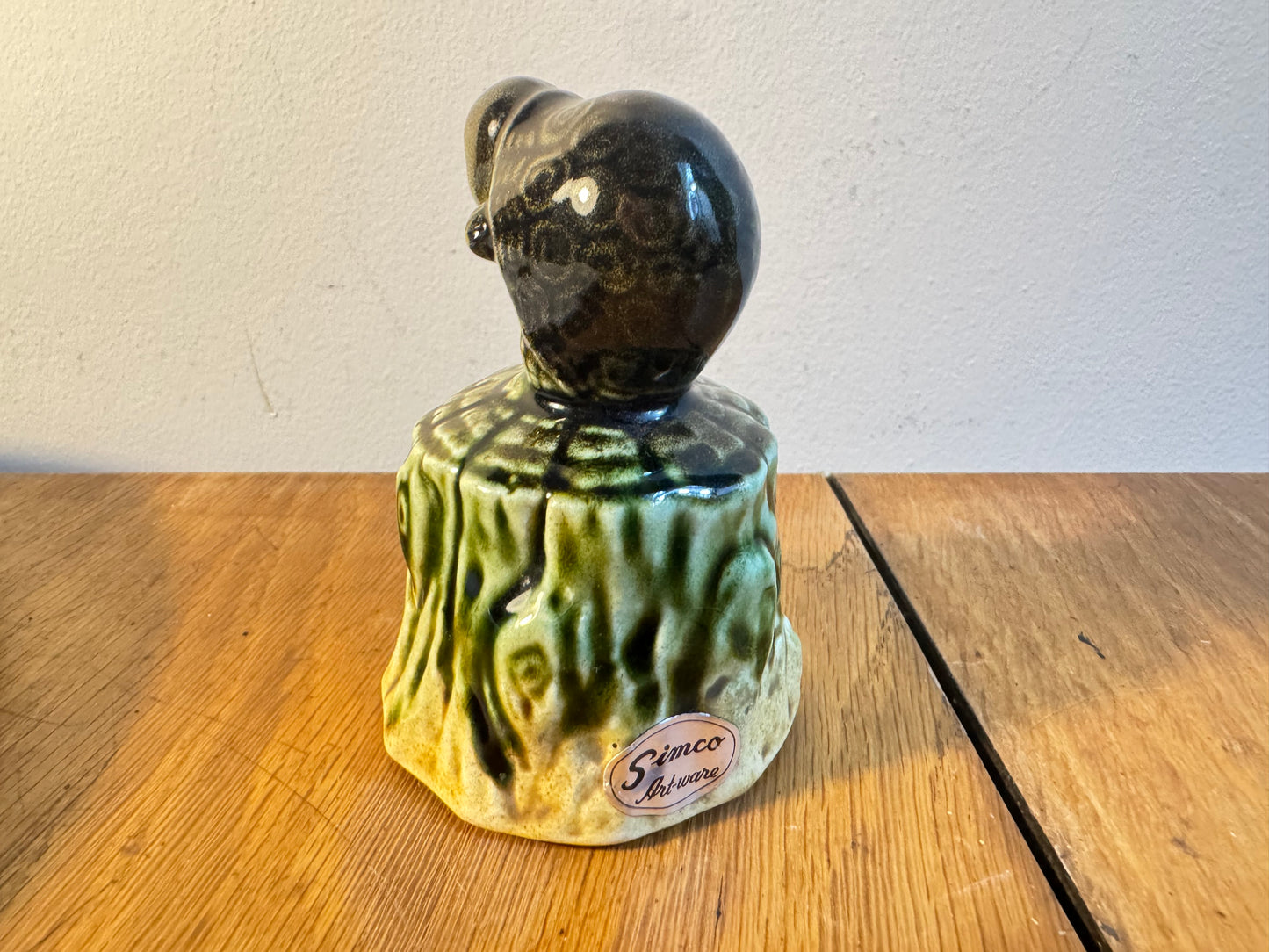 Simco Artware Small Tortoise Bell | Vintage Retro | Unique Quirky Kitsch Decor |