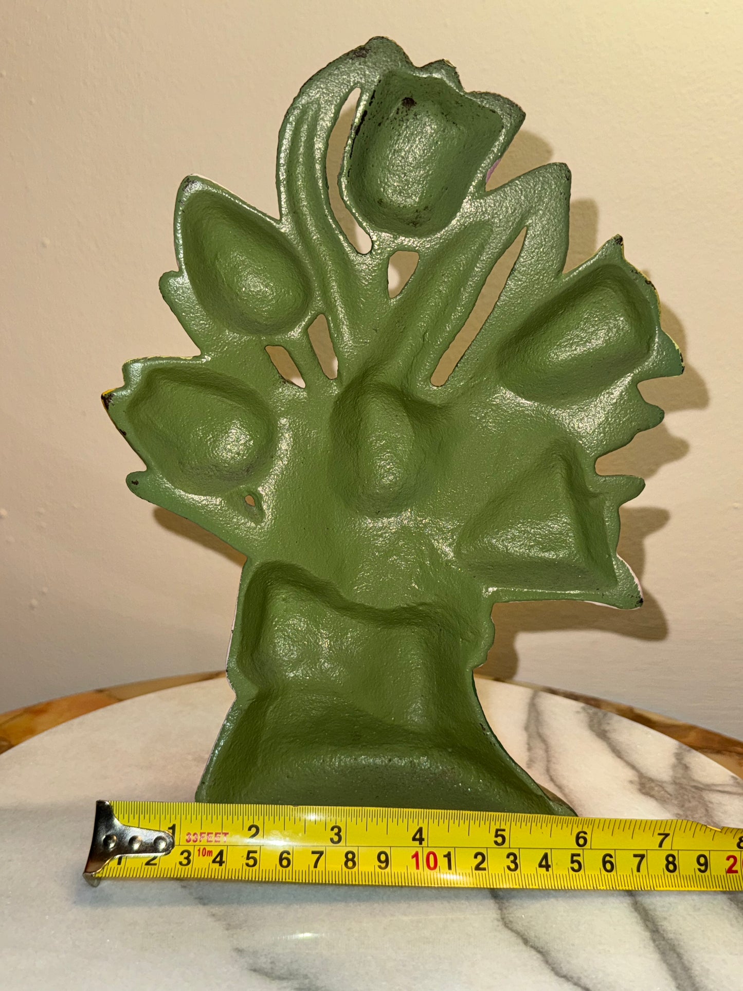 Cast Iron Tulip Flower Door Stop | Vintage Retro |