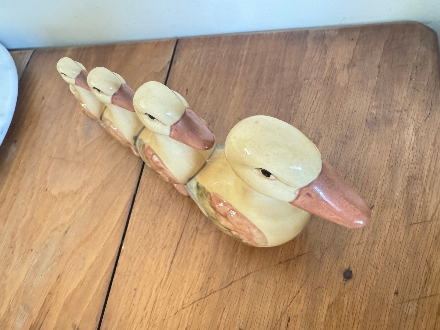 Ceramic Hand Painted Ornamental Ducks | Vintage Retro | Quirky Decor | Duck Family | Cottagecore Farmhouse |