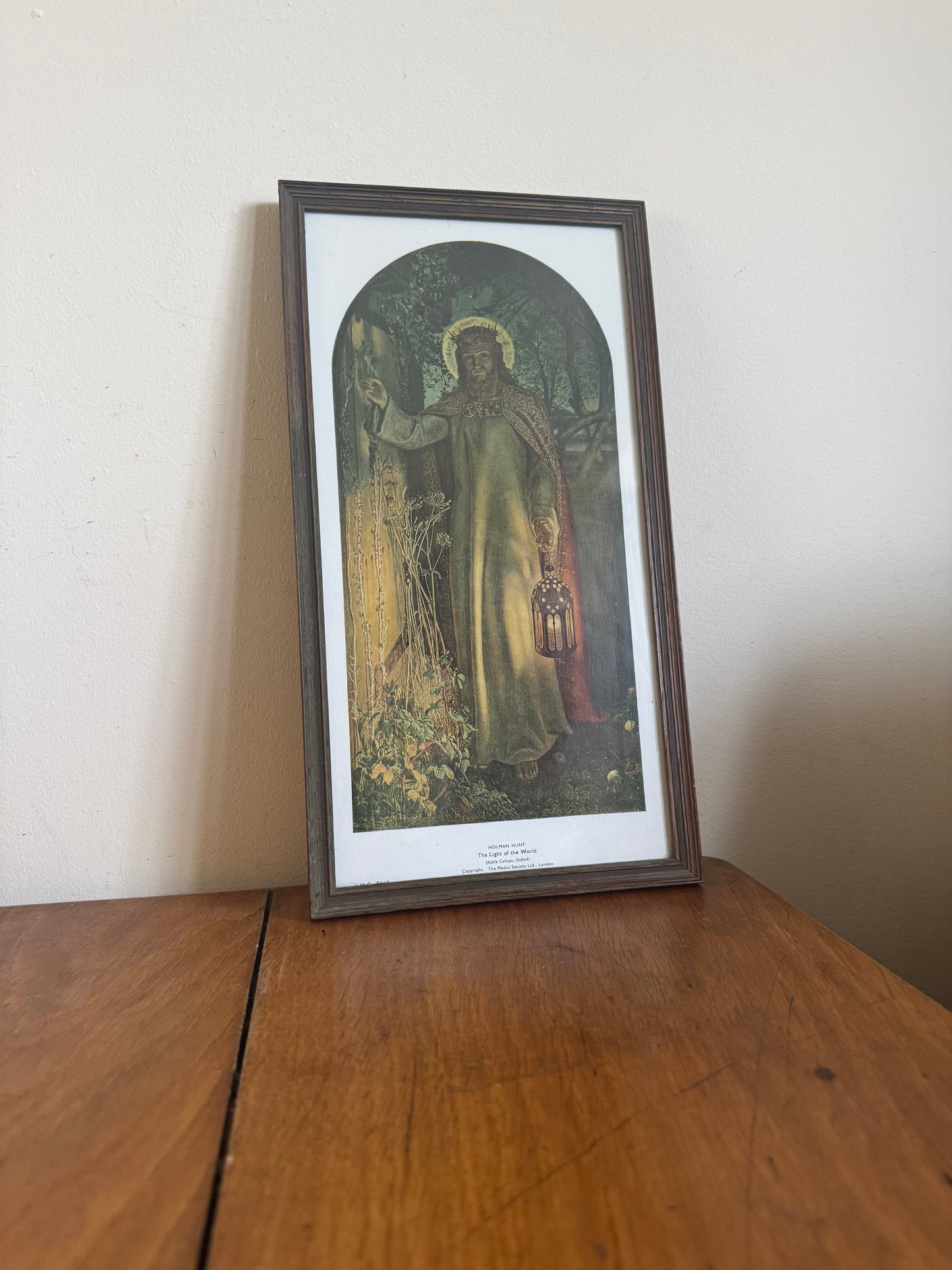 The Light of The World by Holman Hunt Religious Framed Print | Vintage Retro | Jesus Holy Religious | Gallery Wall |