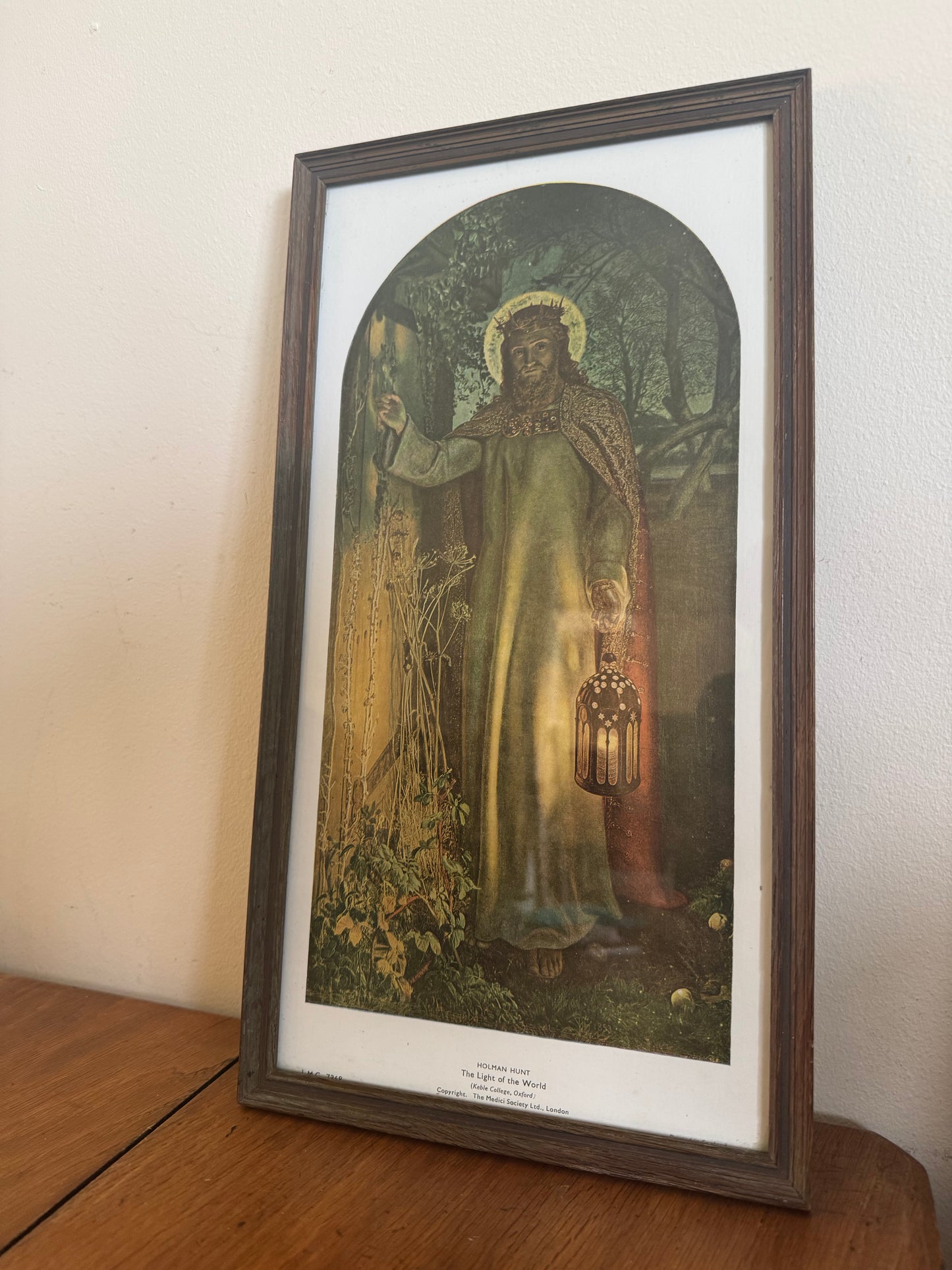 The Light of The World by Holman Hunt Religious Framed Print | Vintage Retro | Jesus Holy Religious | Gallery Wall |