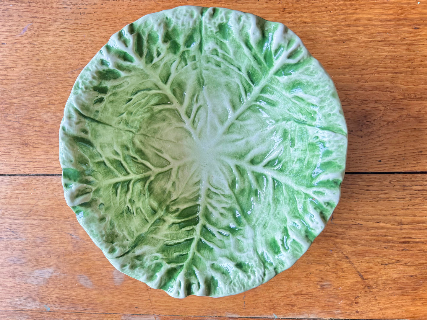Large Ceramic Cabbage Bowl | Vintage Fruit bowl |