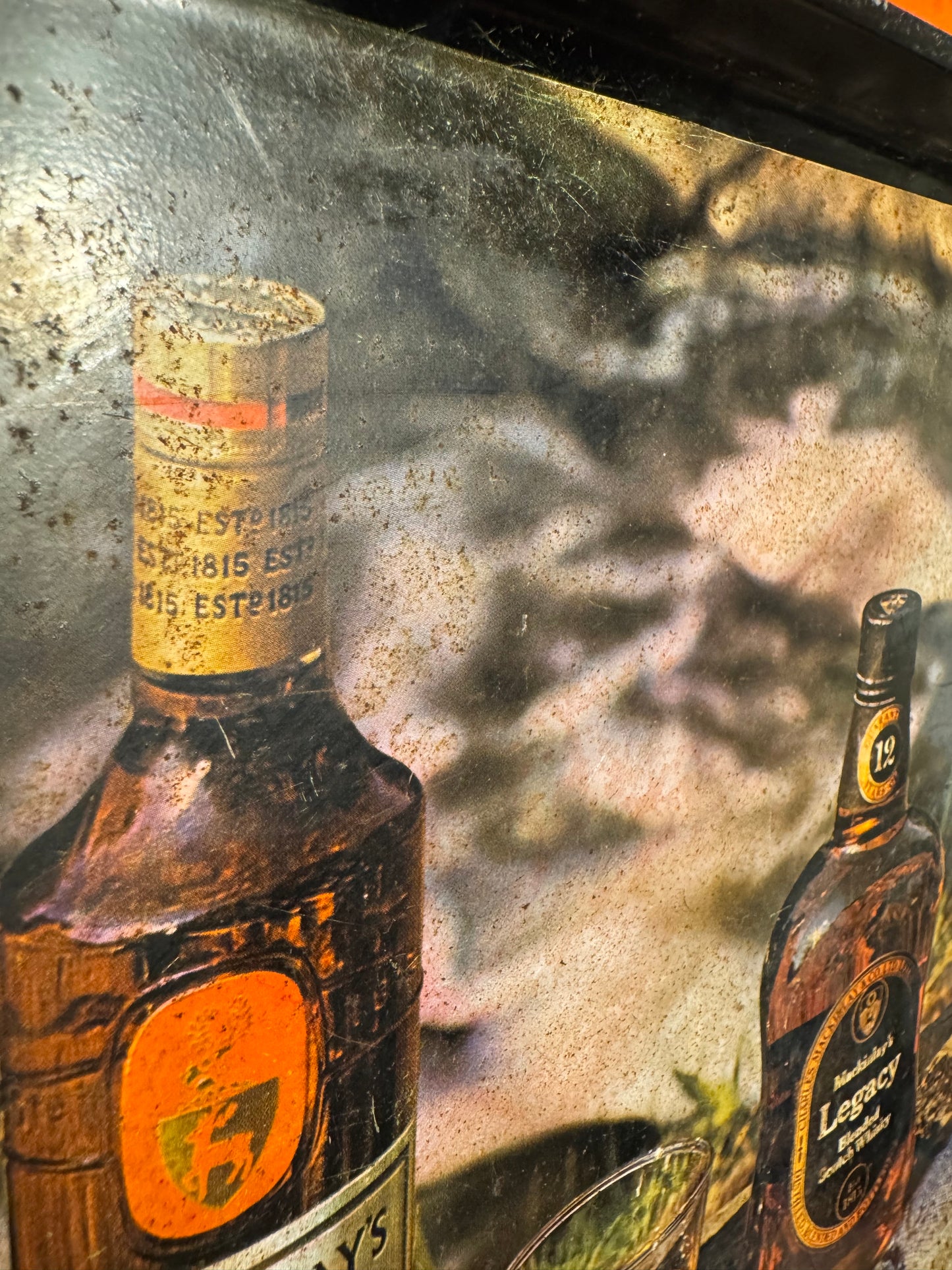 Mackinlay's Whisky Old Scotch & Legacy Vintage Advertising Serving Tray