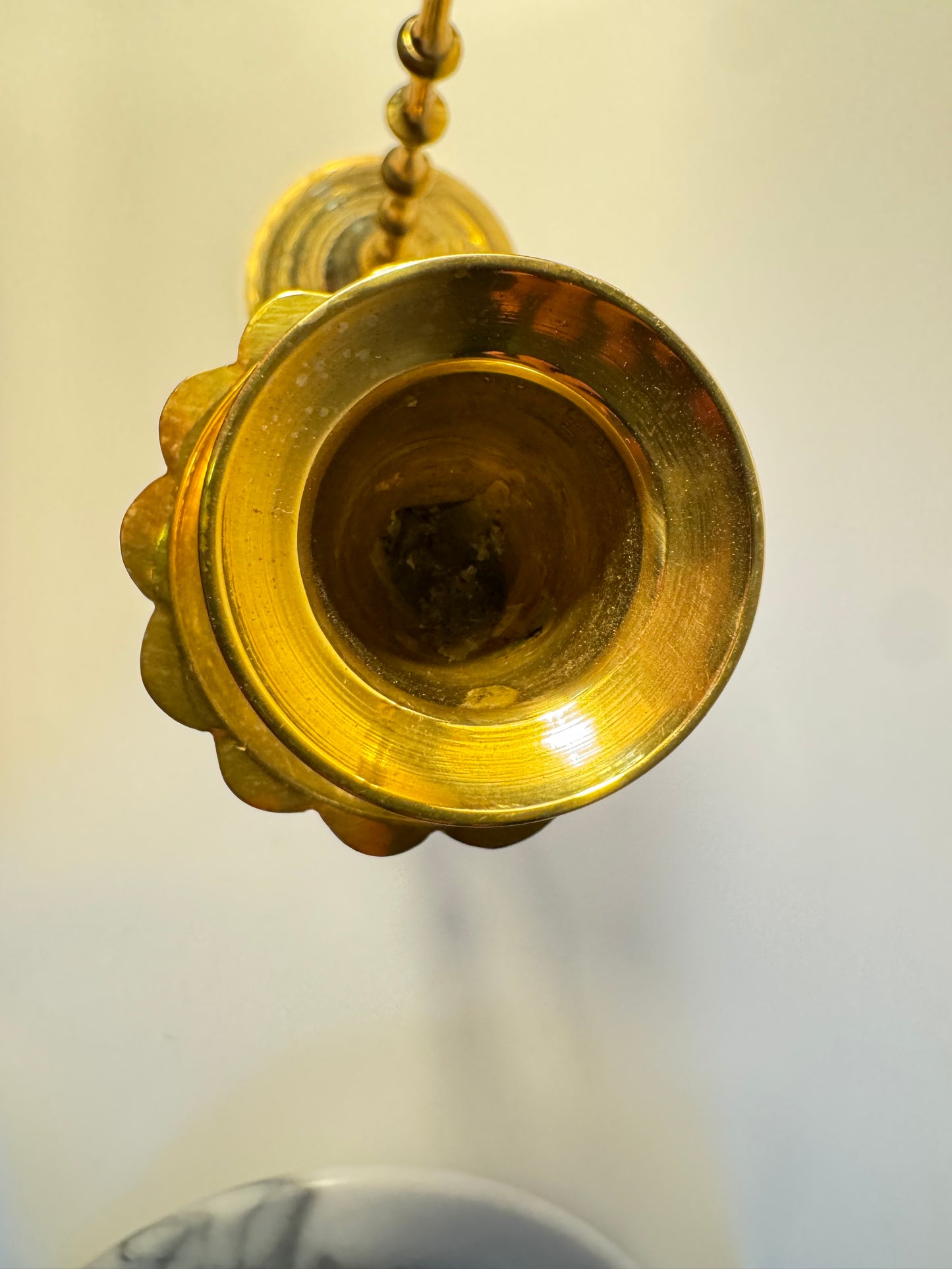 Ornate Brass Candlestick Holders | Vintage Antique |