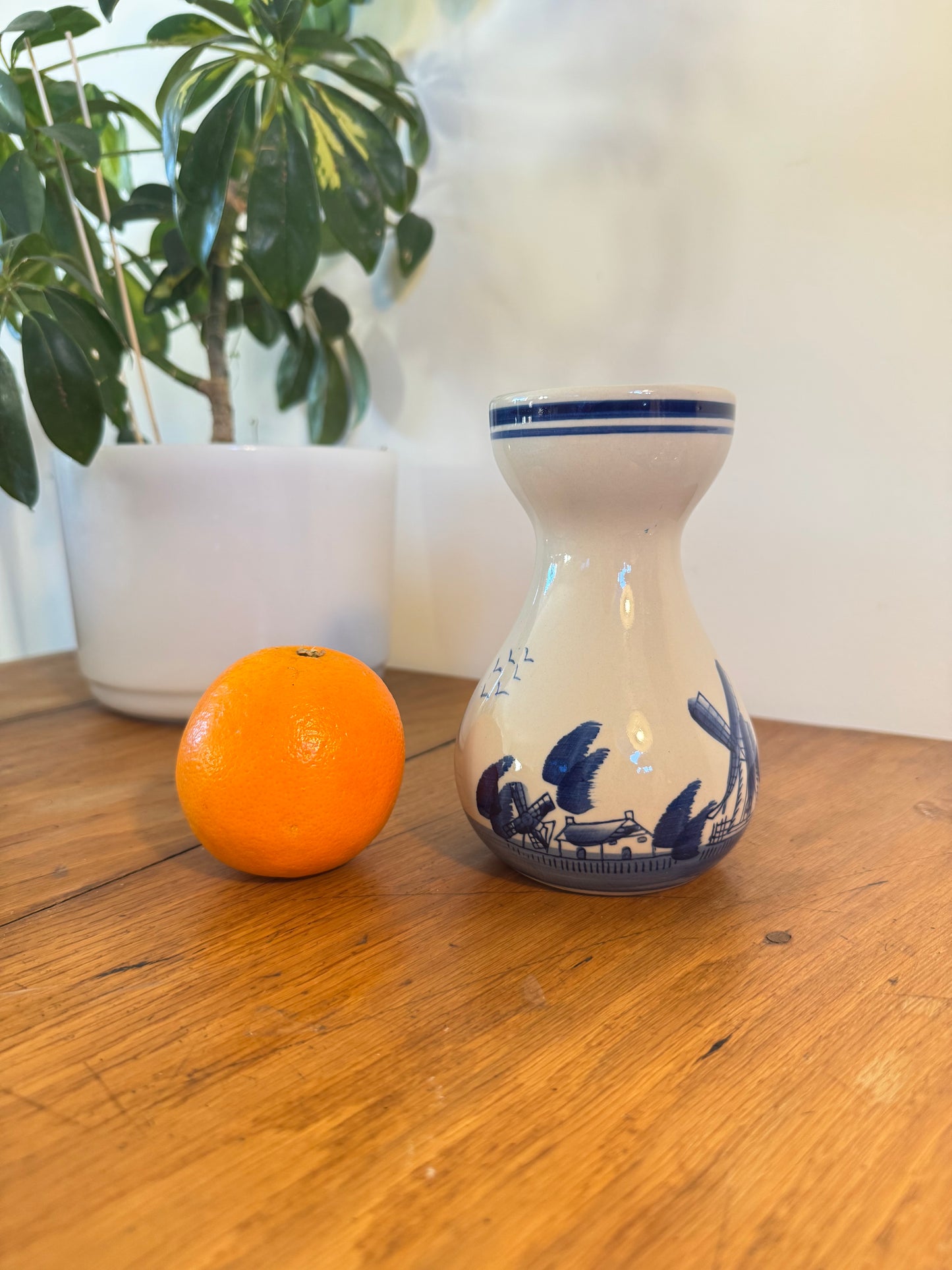 Delft Blue & White Ceramic Vase