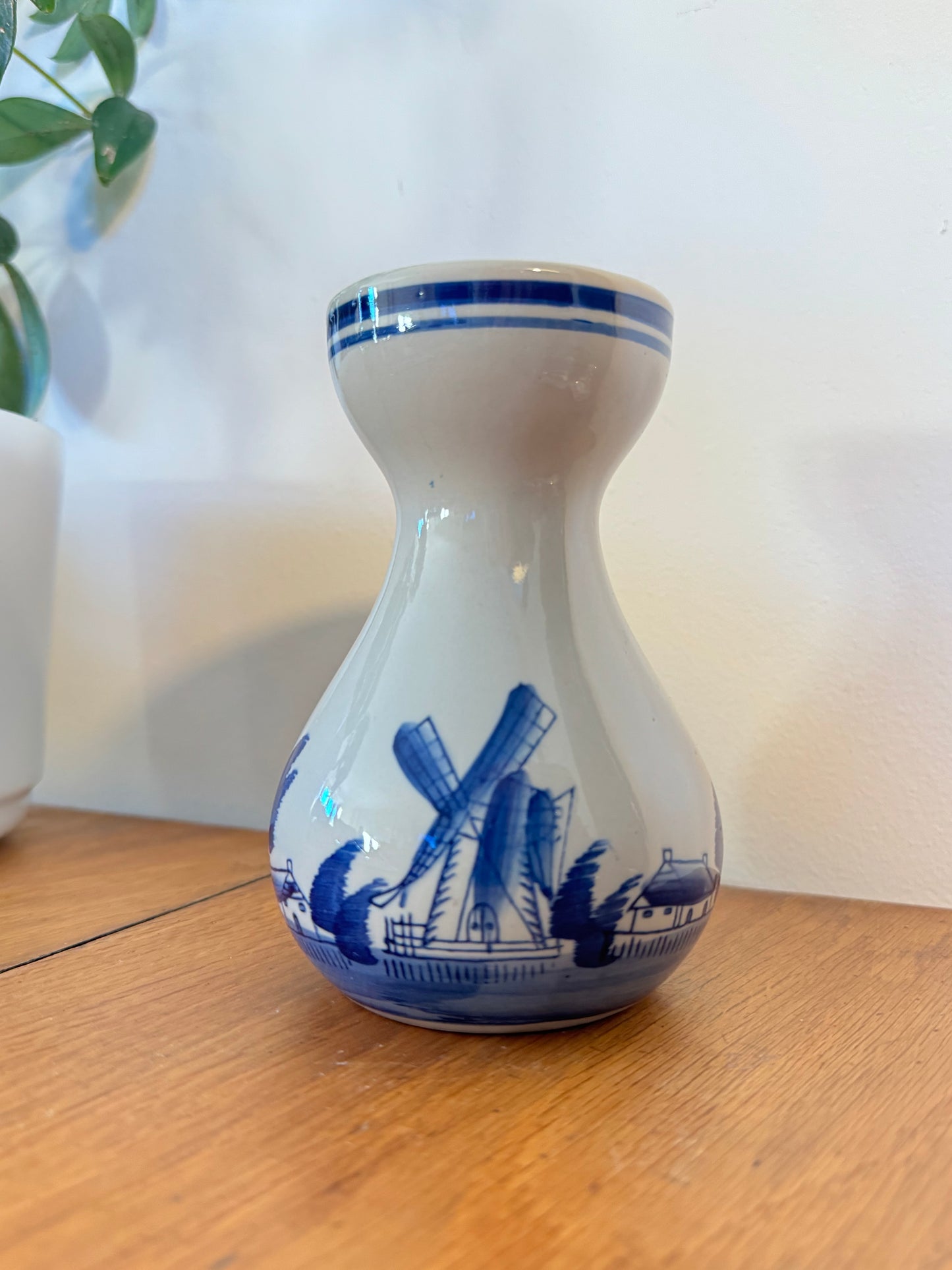 Delft Blue & White Ceramic Vase