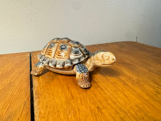 Wade Whimsie Porcelain Tortoise Trinket Pot | Vintage Retro | Made in England |