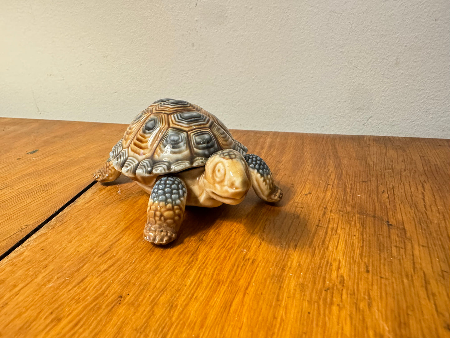 Wade Whimsie Porcelain Tortoise Trinket Pot | Vintage Retro | Made in England |