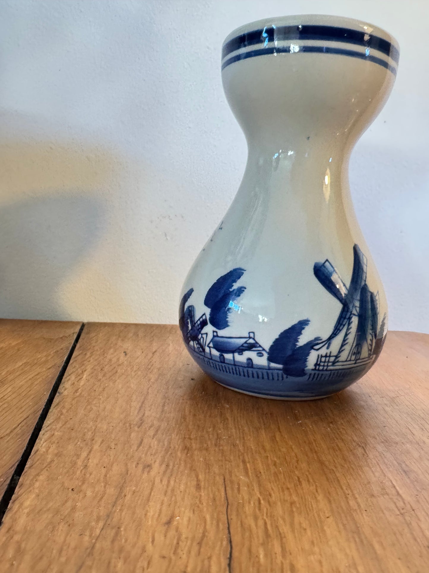 Delft Blue & White Ceramic Vase