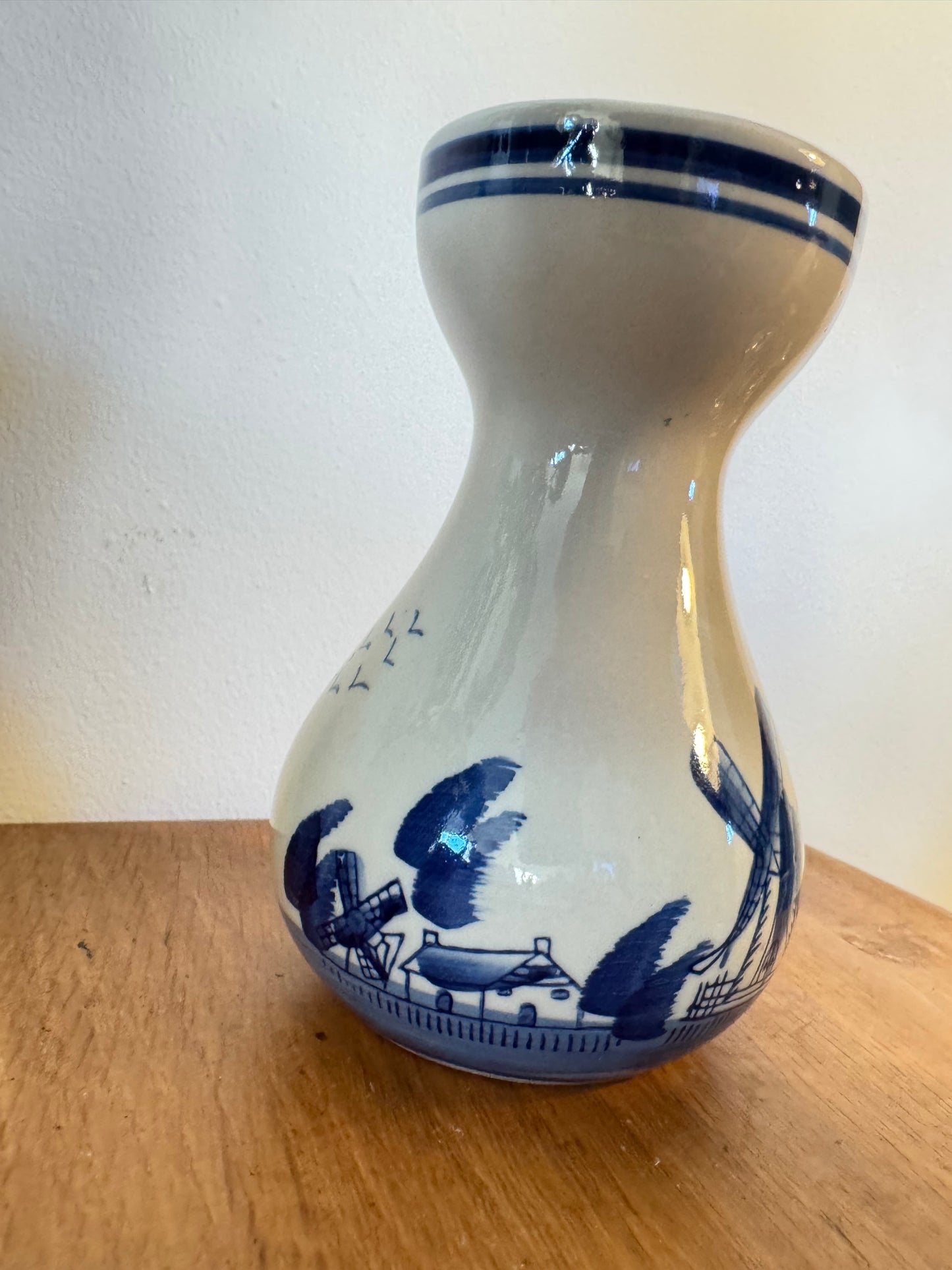 Delft Blue & White Ceramic Vase
