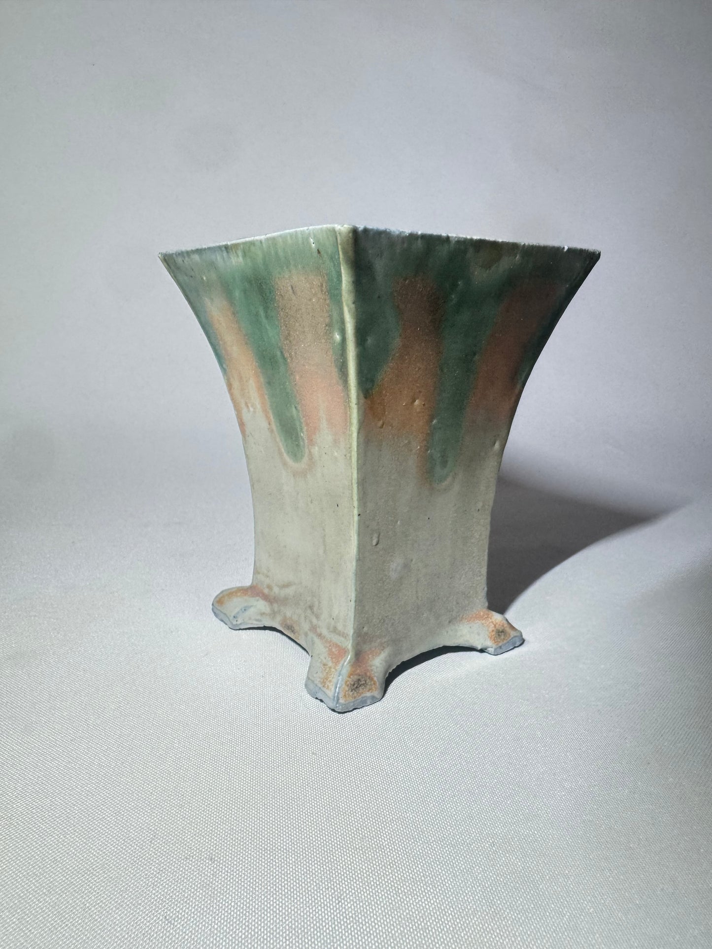 Unusual Square Vase | Bonsai Potter |