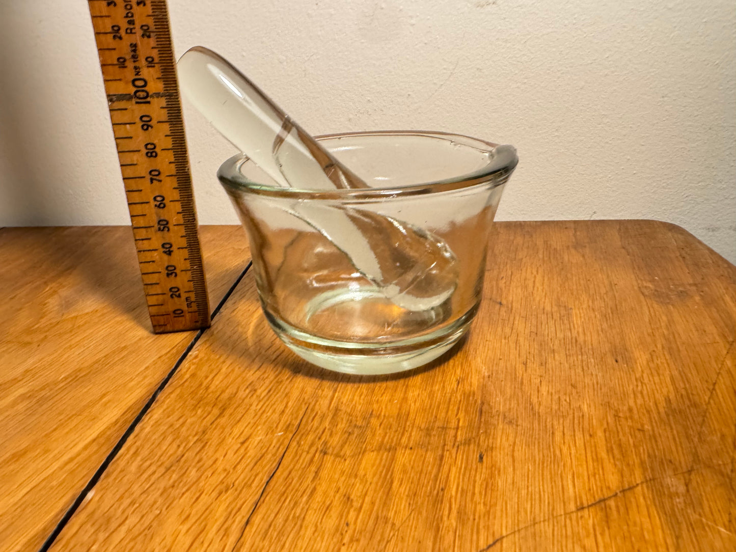 Glass Mortar & Pestle | Vintage Retro | Unique Quirky |