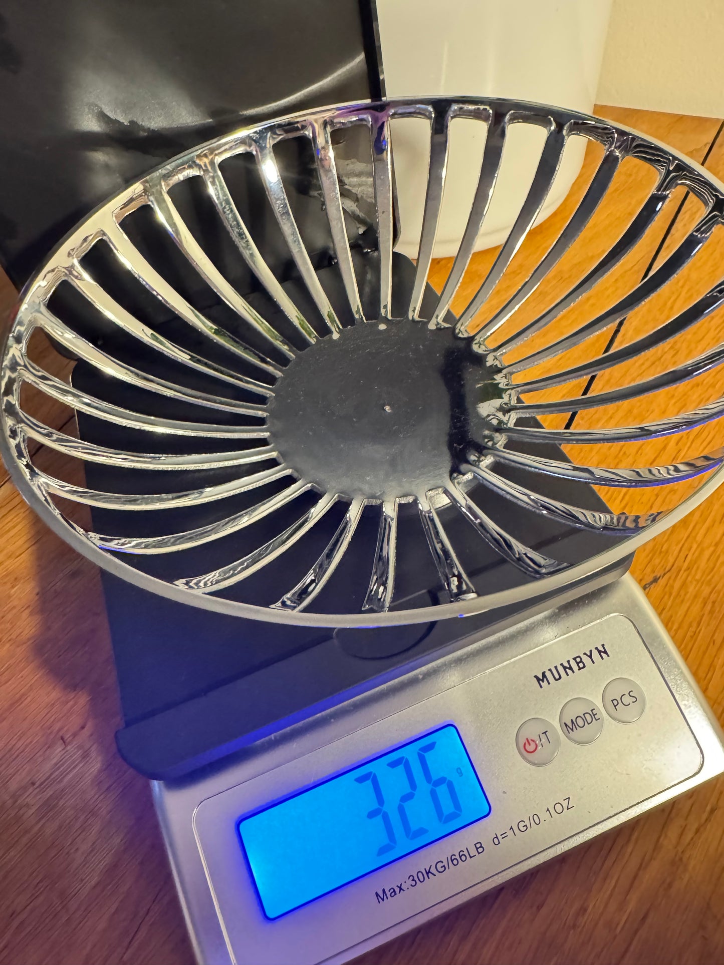 Retro Chrome Fruit Bowl