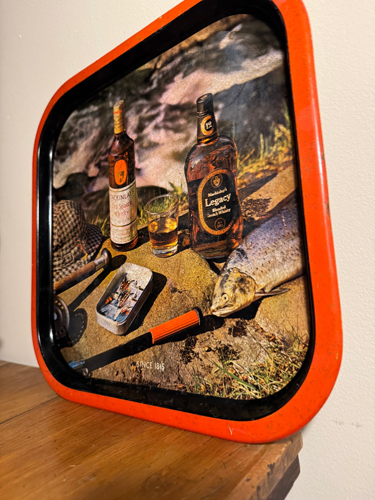 Mackinlay's Whisky Old Scotch & Legacy Vintage Advertising Serving Tray