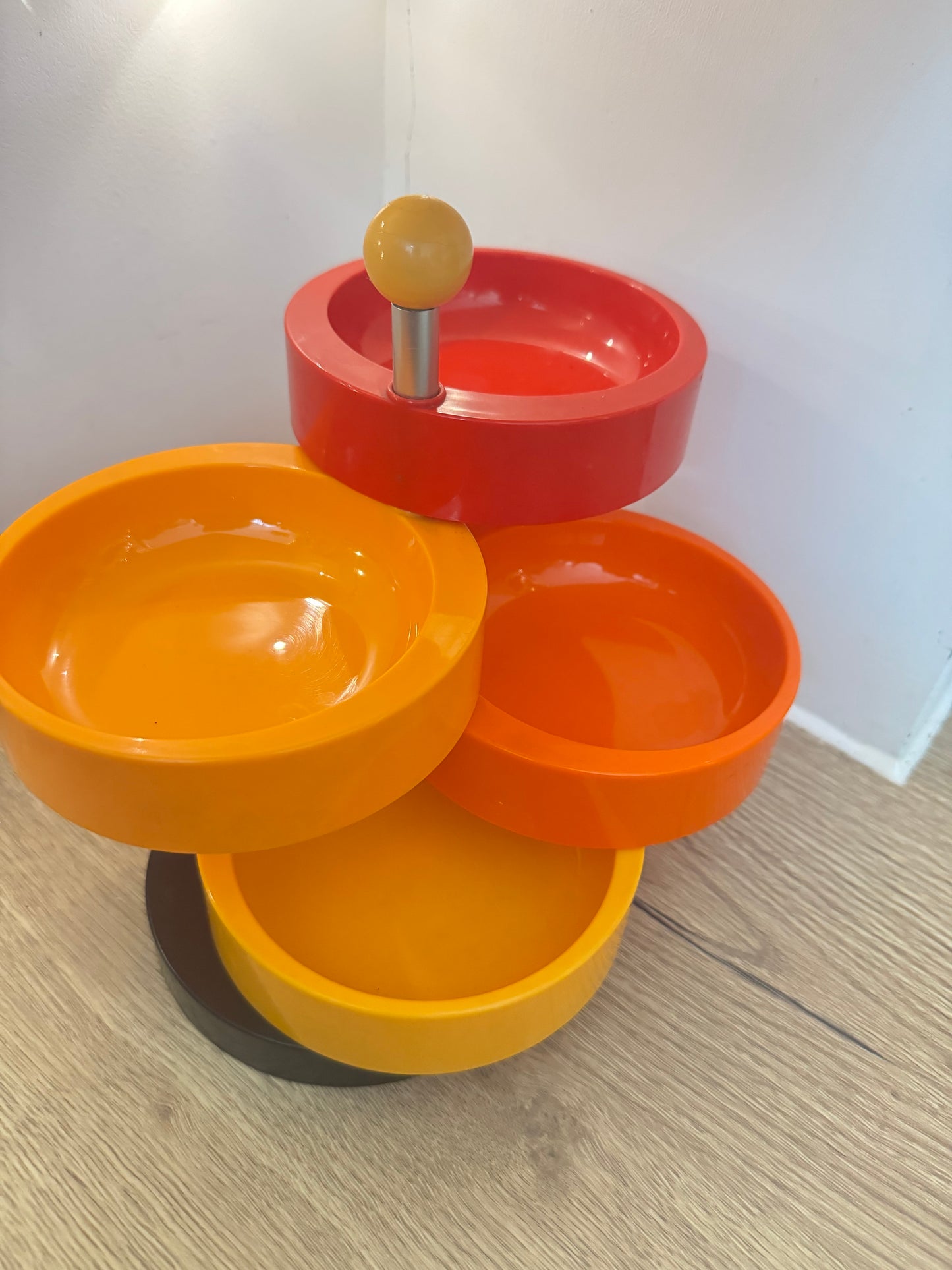 1970s EMSA Party Snack Tower | Swivel Appetiser Tray | Made in West Germany | Vintage Retro |