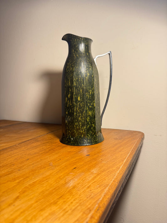 Bakelite Thermos Flask | Speckled Green | 1925 | No 24 London | Vintage Art Deco | Made in England |