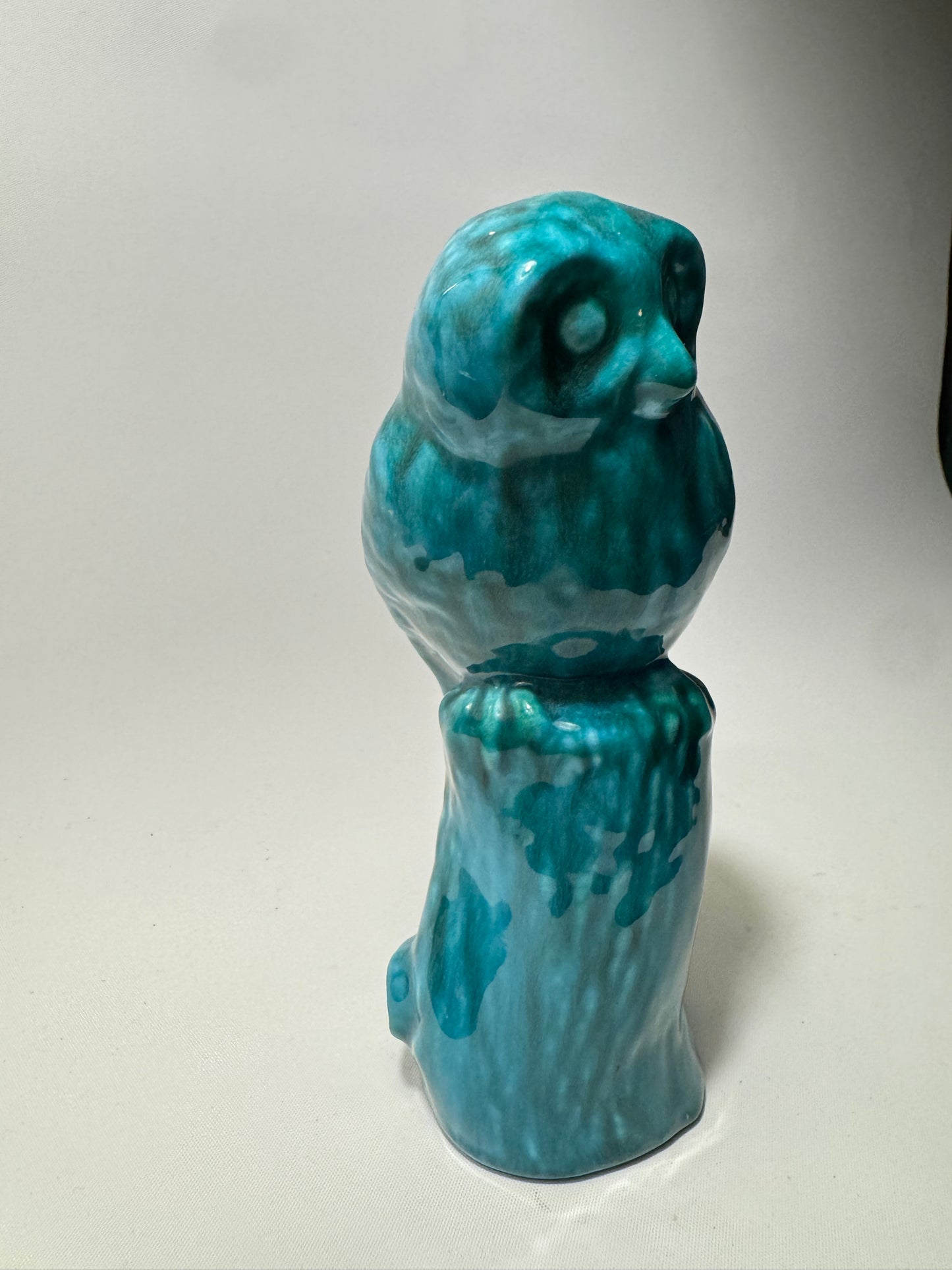 Ceramic Turqoise Owl Ornament | Vintage Retro | Decor Homeware |