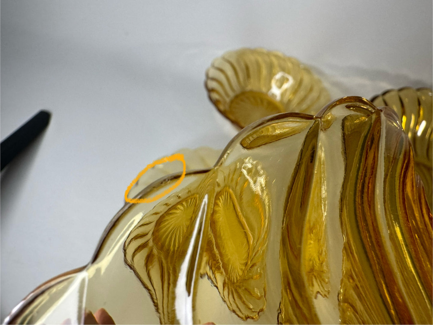 Glass Dessert Bowl Set. Bagley England. Vintage Depression Glass.
