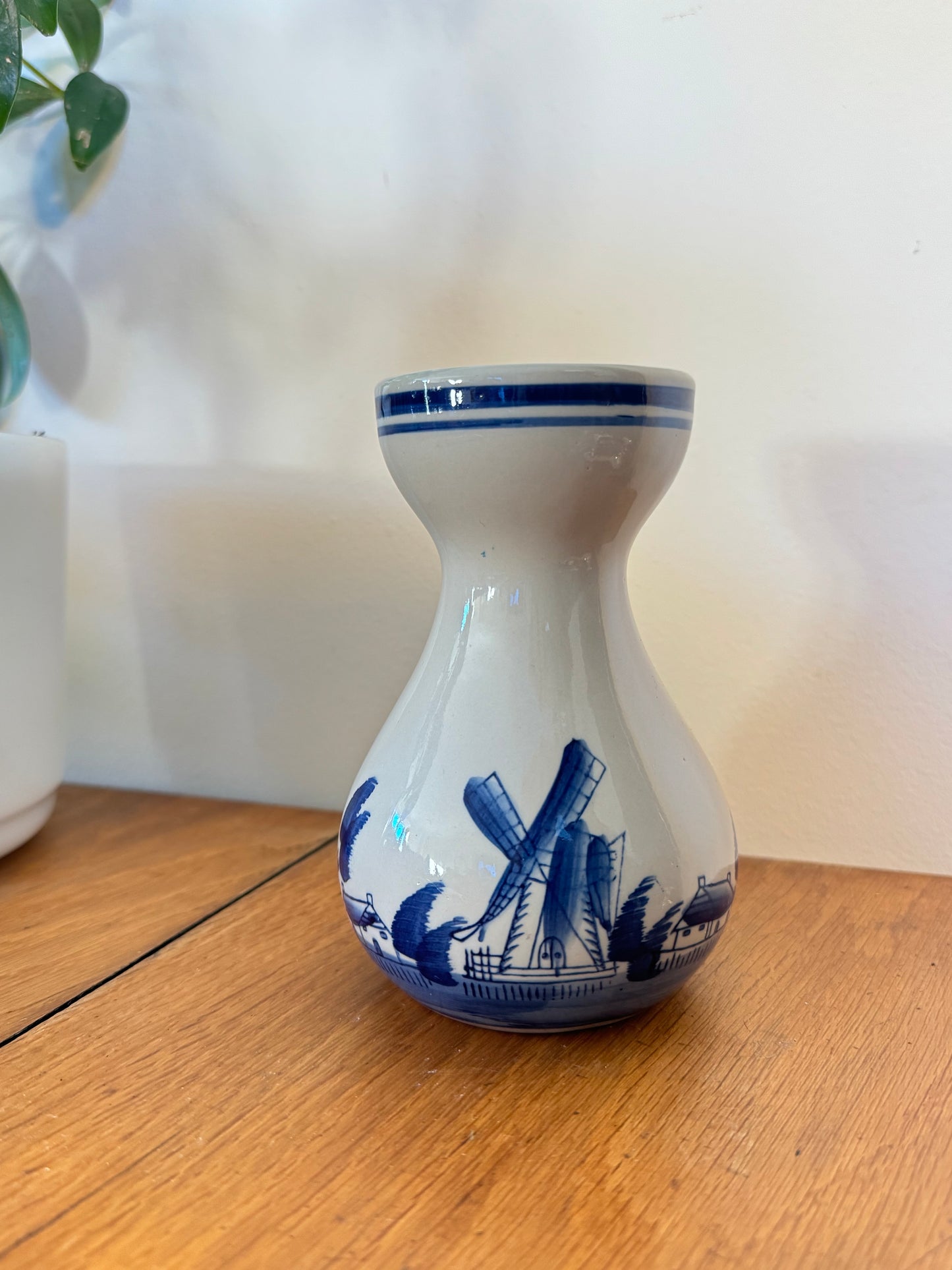 Delft Blue & White Ceramic Vase