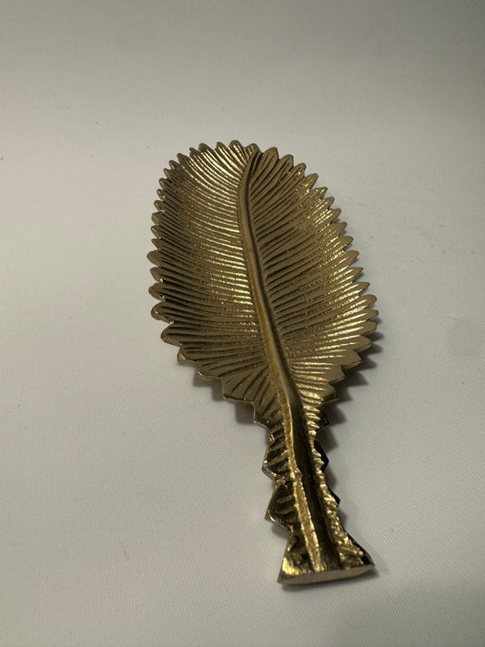 Parlane Small Gold Leaf Trinket Dish | Vintage Style | Ring & Jewellery Dish |