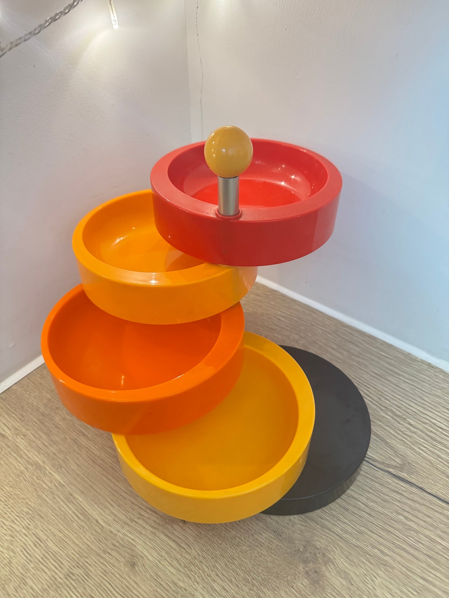 1970s EMSA Party Snack Tower | Swivel Appetiser Tray | Made in West Germany | Vintage Retro |