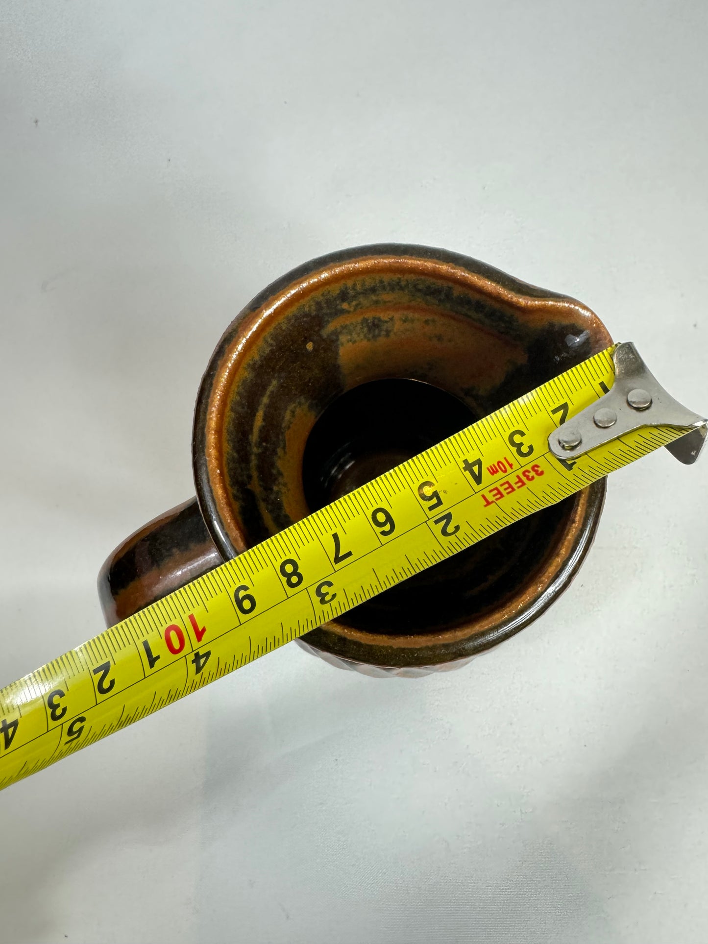 Small Brown Ceramic Jug | Studio Pottery | The Friars Aylesford | Vintage Retro | Made in England |