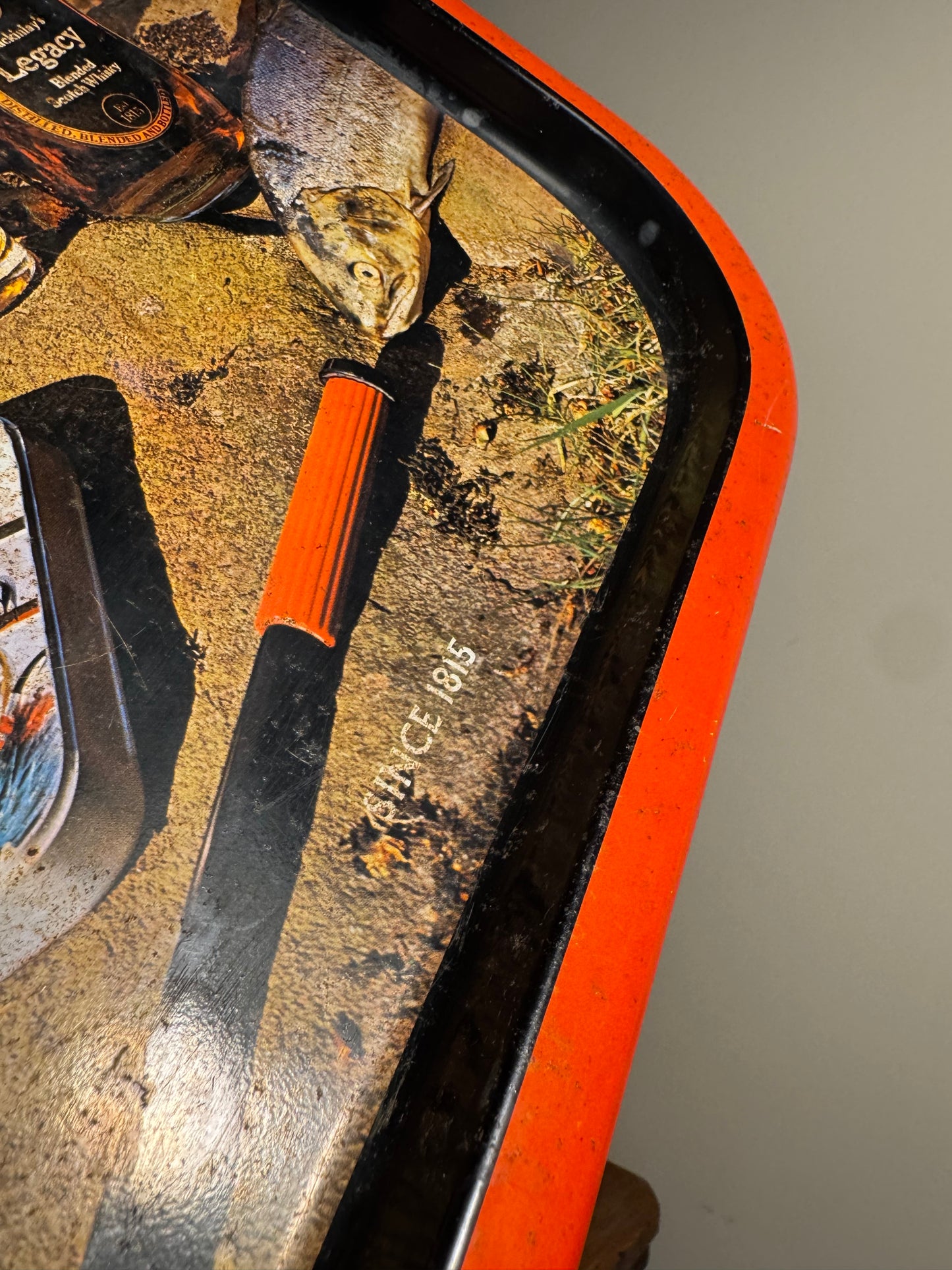 Mackinlay's Whisky Old Scotch & Legacy Vintage Advertising Serving Tray