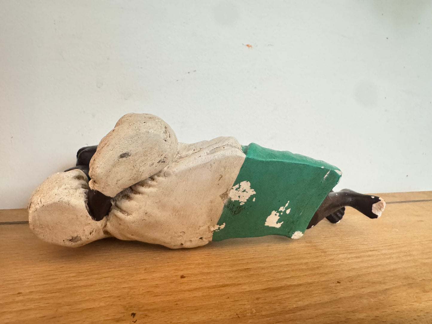 Ornament of Boy Laying | Afro American | Black Figure | Vintage |