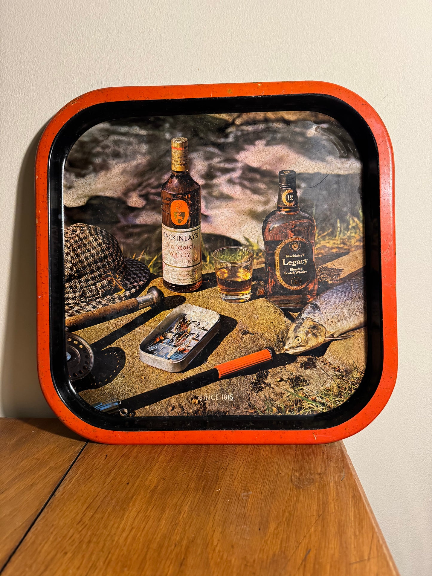 Mackinlay's Whisky Old Scotch & Legacy Vintage Advertising Serving Tray
