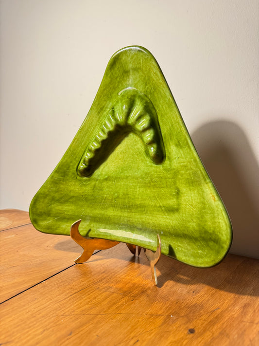 Studio Pottery Decorative Platter Plate | 60s |