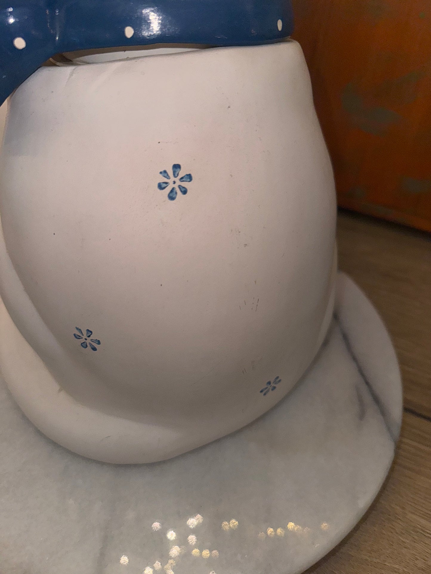 Ceramic White Cat Cookie Jar | Vintage Unique Quirky Kitsch |