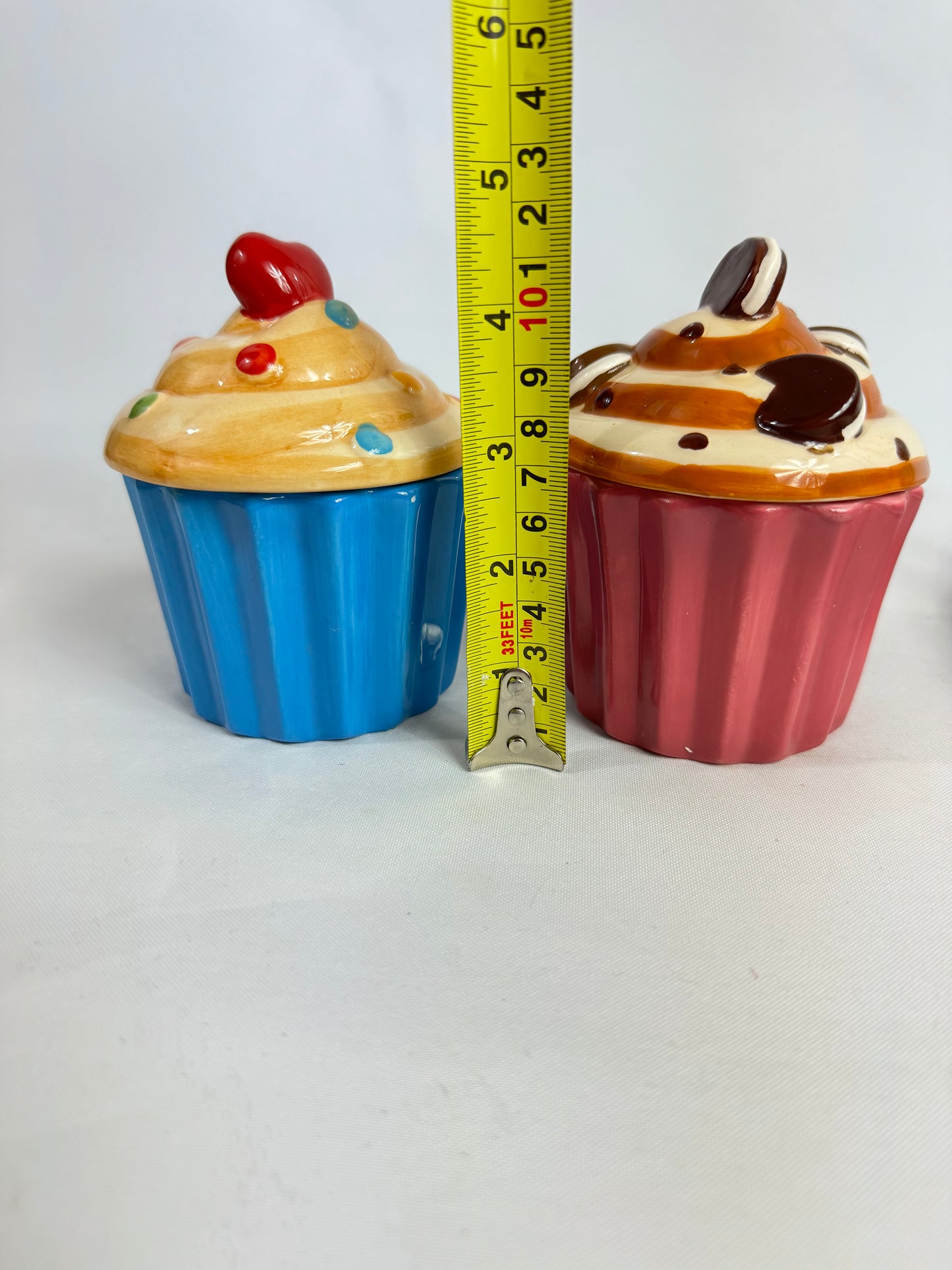 Cupcake Tealight Candle Holders | Set of 2 | Vintage Retro | Cute Kitsch Quirky |