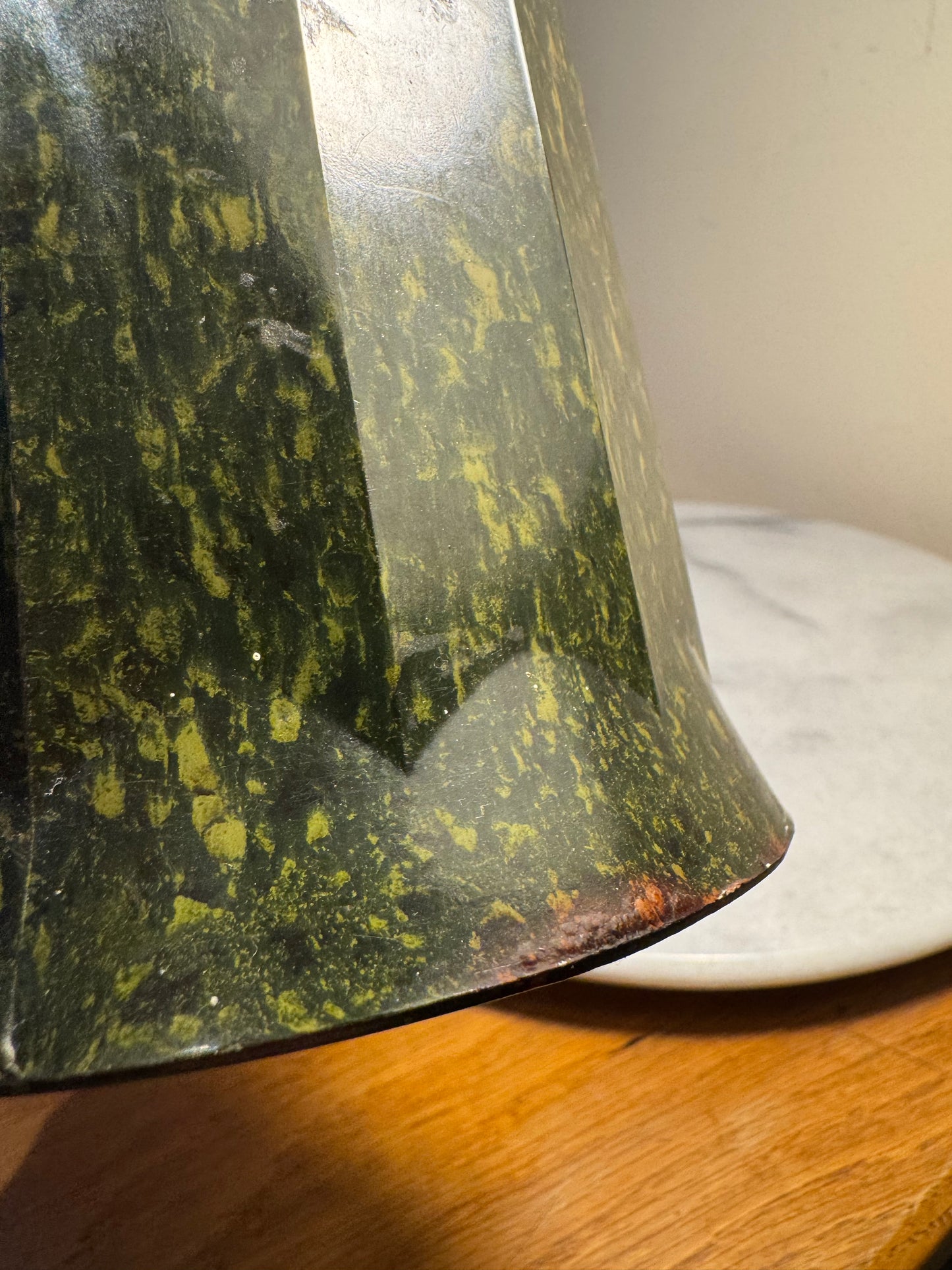 Bakelite Thermos Flask | Speckled Green | 1925 | No 24 London | Vintage Art Deco | Made in England |
