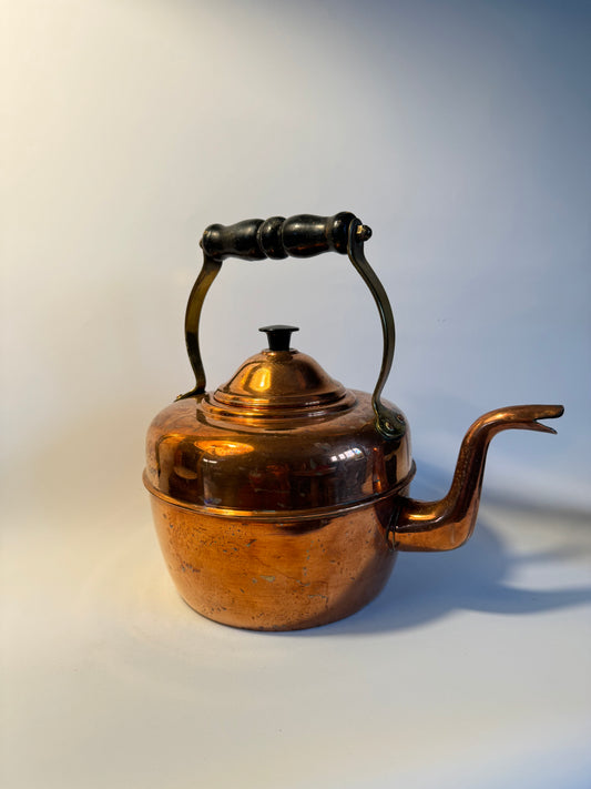 Antique Copper Kettle Teapot | Vintage Retro |