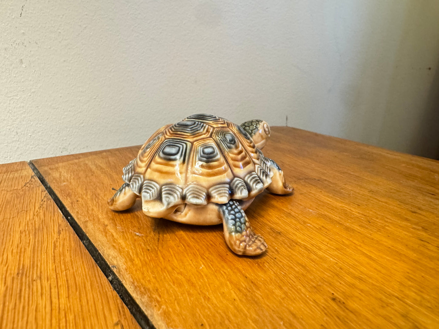 Wade Whimsie Porcelain Tortoise Trinket Pot | Vintage Retro | Made in England |