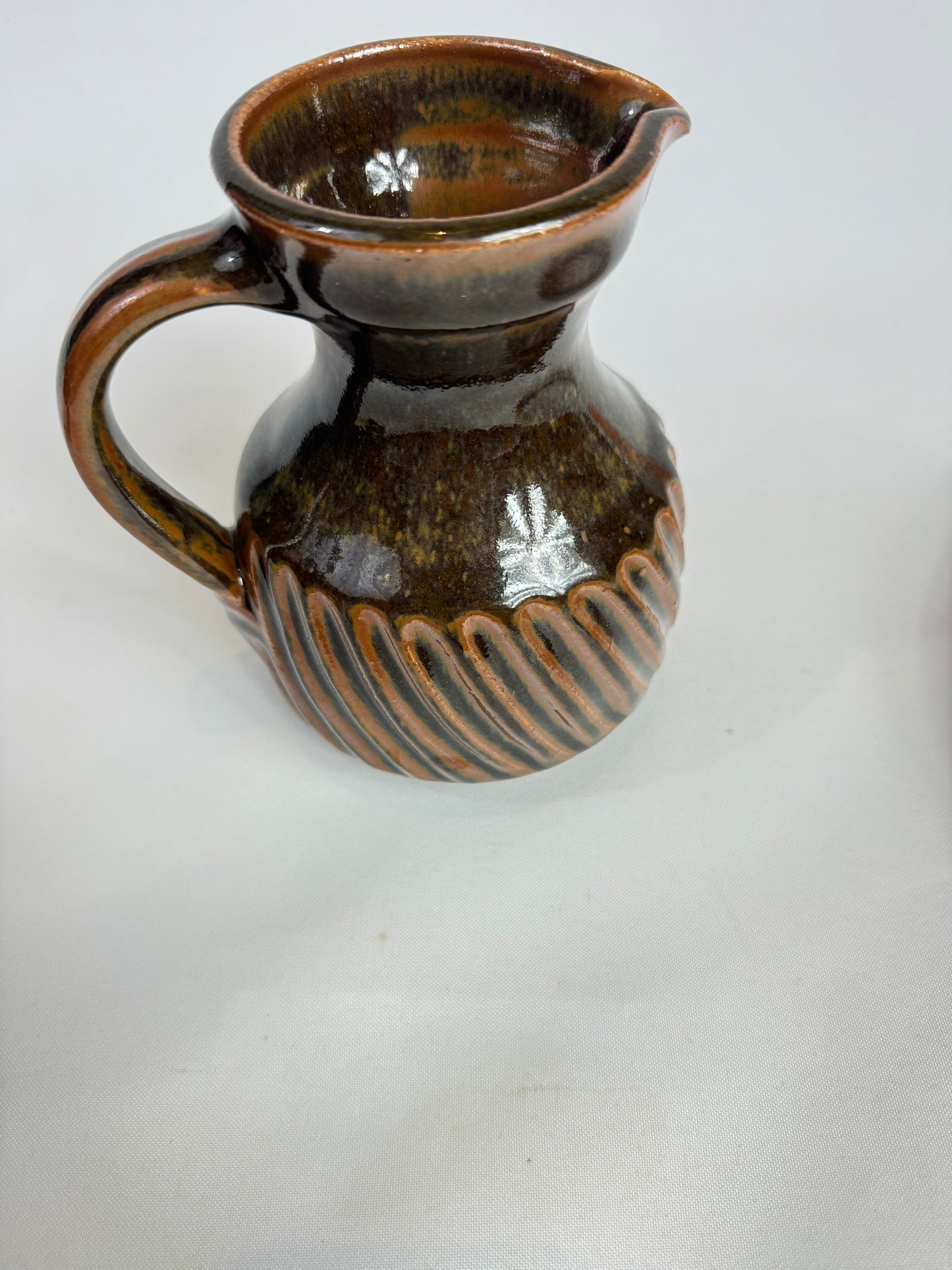 Small Brown Ceramic Jug | Studio Pottery | The Friars Aylesford | Vintage Retro | Made in England |