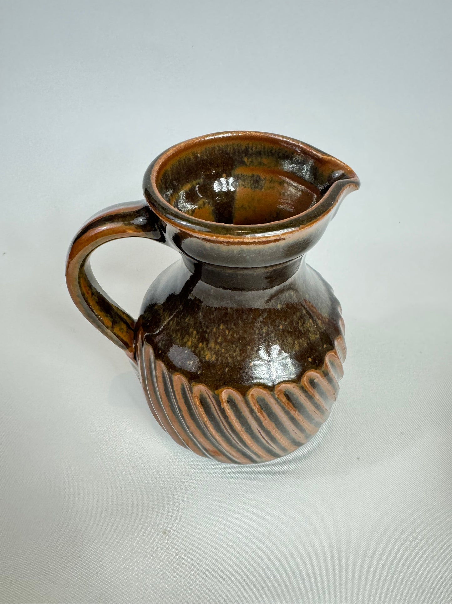 Small Brown Ceramic Jug | Studio Pottery | The Friars Aylesford | Vintage Retro | Made in England |