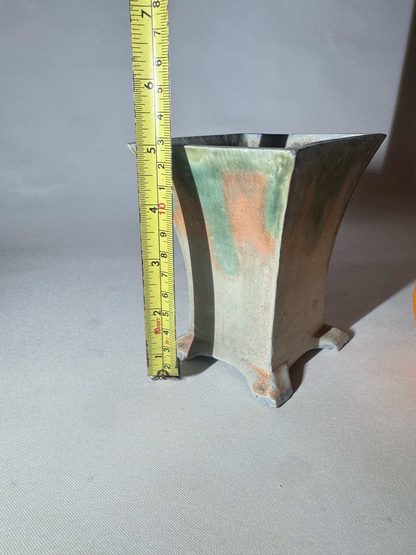 Unusual Square Vase | Bonsai Potter |